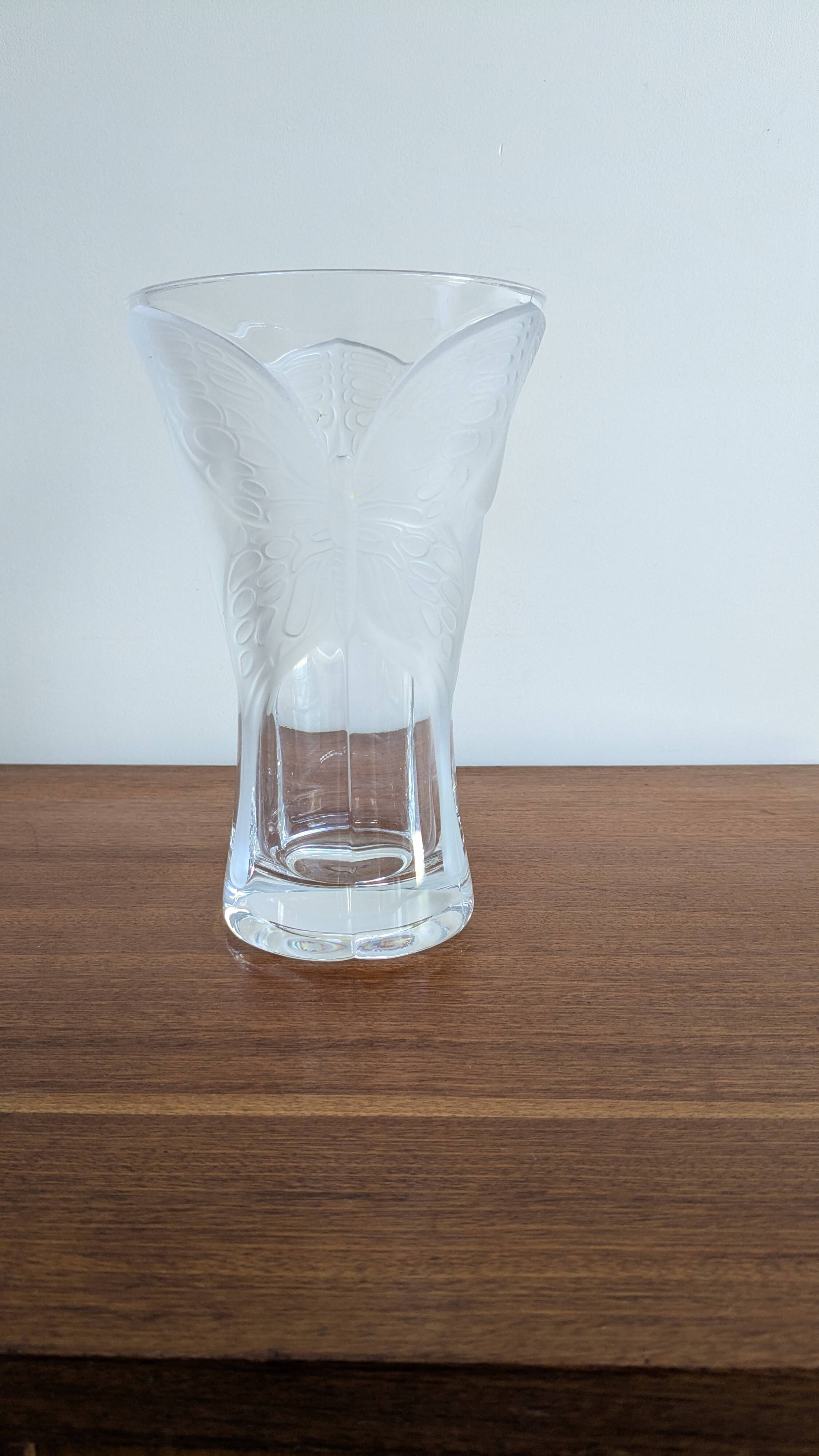 Art Deco vase in Arques crystal