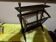 Vintage wooden magazine rack - 1950s-1960s