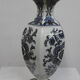 Vase en faience de Delft Royal Sphinx - decor oiseau bleu