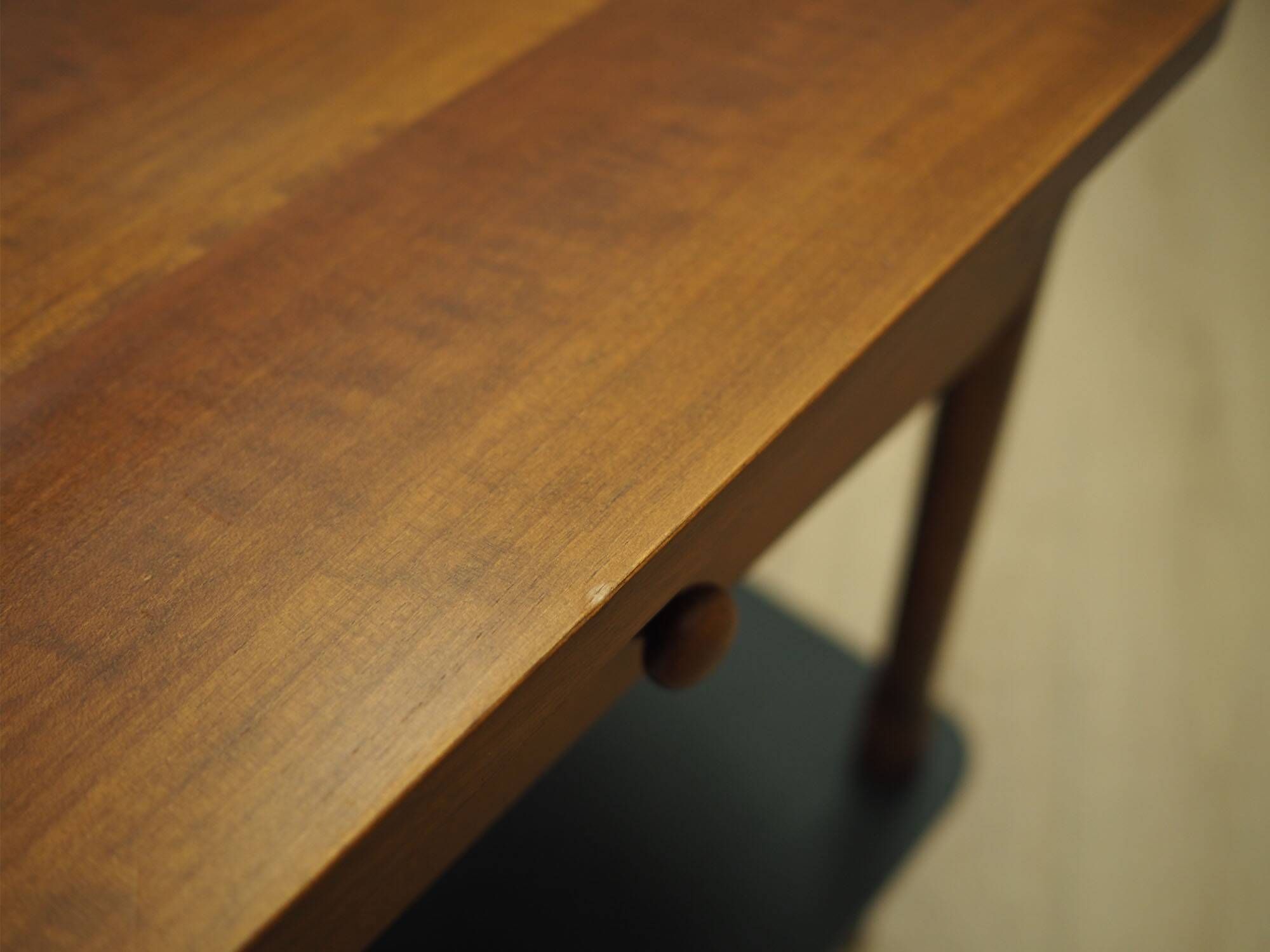 Walnut table, Italian design, 1960s, manufacture: Italy