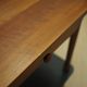 Walnut table, Italian design, 1960s, manufacture: Italy