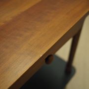 Walnut table, Italian design, 1960s, manufacture: Italy
