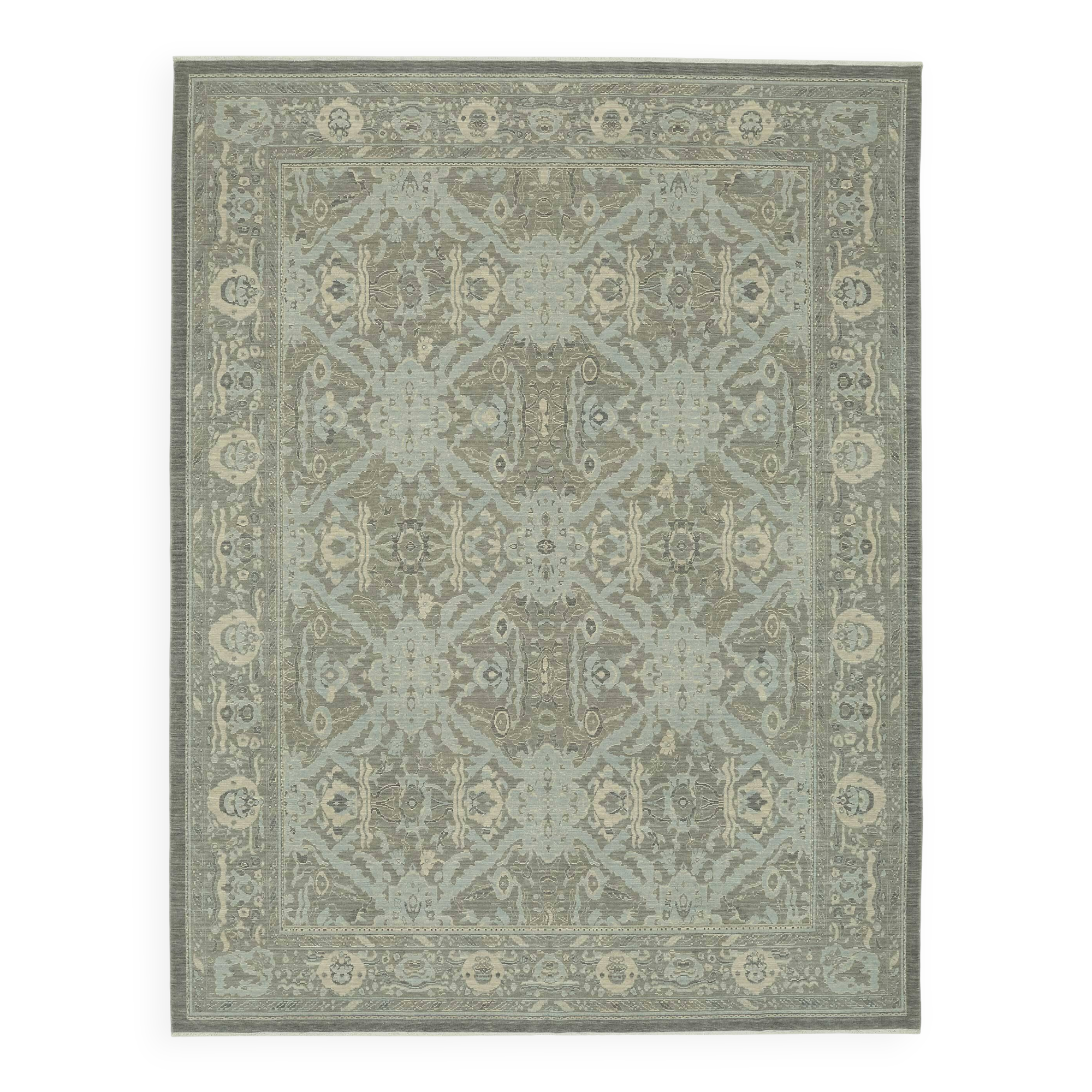 Turkish Handcrafted Loom Oushak Rug 272 cm x 355 cm