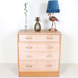 Commode E Gomme chêne clair moderne G-Plan