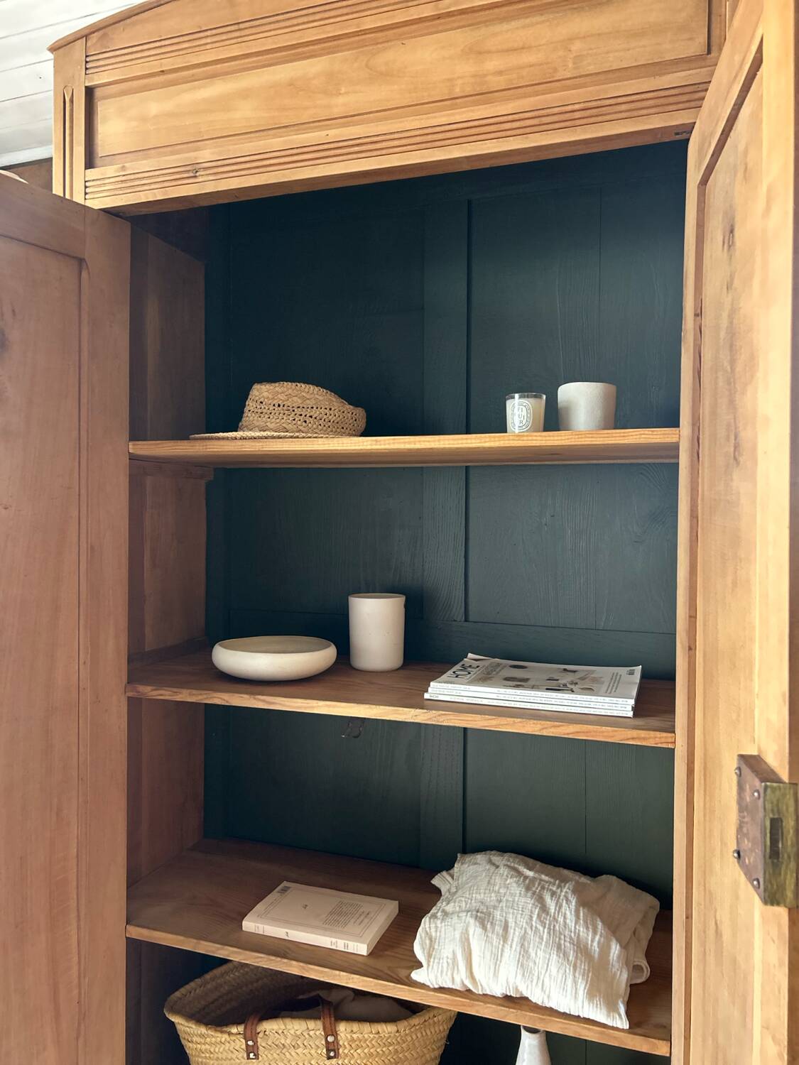 Renovated antique Parisian wardrobe