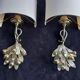 Rare 2 Ciani Italian Hollywood Regency wall sconces, exemplary quality