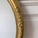 Oval gold mirror - Victorian style