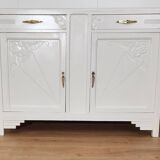 UNIQUE WHITE ART DECO SIDEBOARD