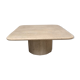 1970 travertine coffee table
