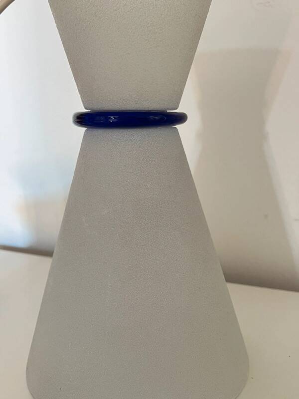 Vintage Italian Diabolo Glass Pendant Light