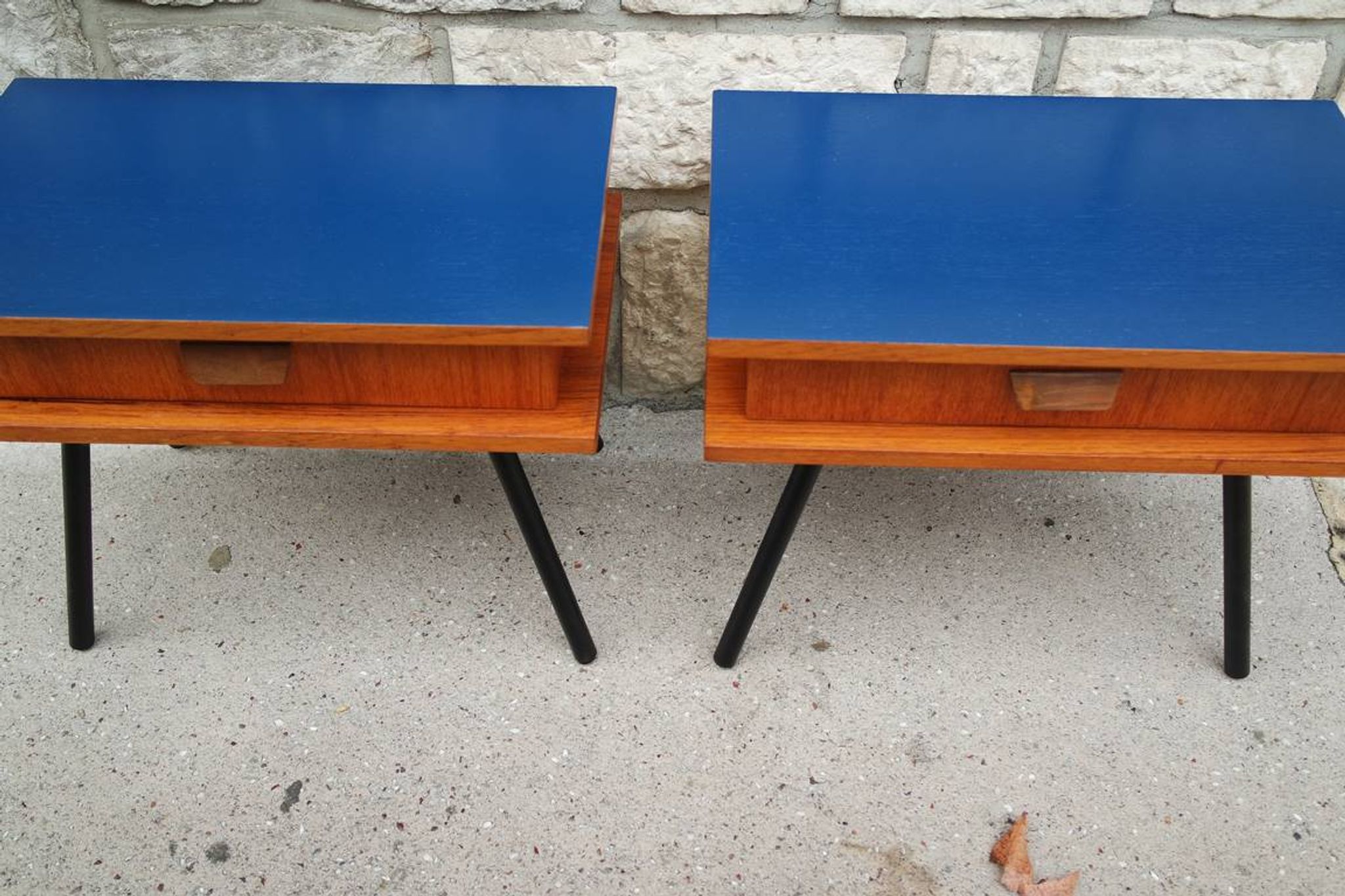 Duo of bedside tables