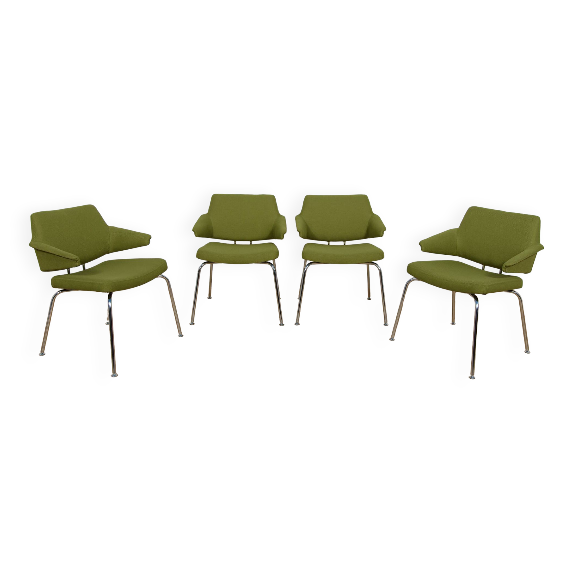 Mid-Century Conference Armchairs by Jacob Jensen for Duba, 1960s, Set of 4