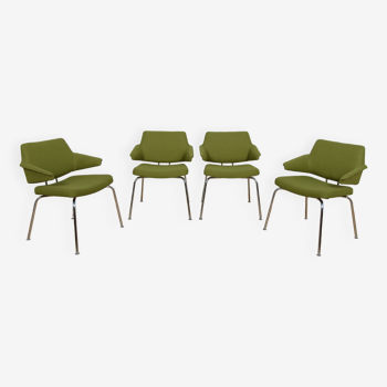 Mid-Century Conference Armchairs by Jacob Jensen for Duba, 1960s, Set of 4