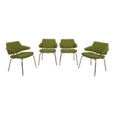 Mid-Century Conference Armchairs by Jacob Jensen for Duba, 1960s, Set of 4