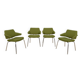 Mid-Century Conference Armchairs by Jacob Jensen for Duba, 1960s, Set of 4