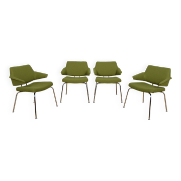Mid-Century Conference Armchairs by Jacob Jensen for Duba, 1960s, Set of 4