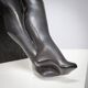 Seated female sculpture by Francine Govers, Netherlands, 1990s
