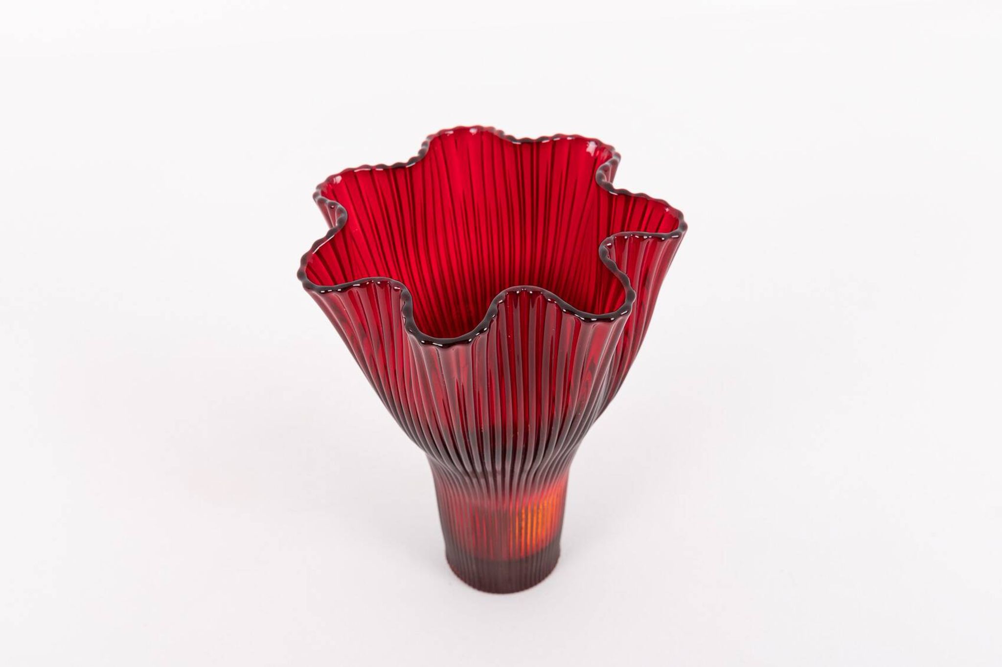 Art glass vase by Monica Bratt for Reijmyre, Sweden 1950’s