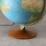 Vintage Danish Illuminated Glass Globe, 90s