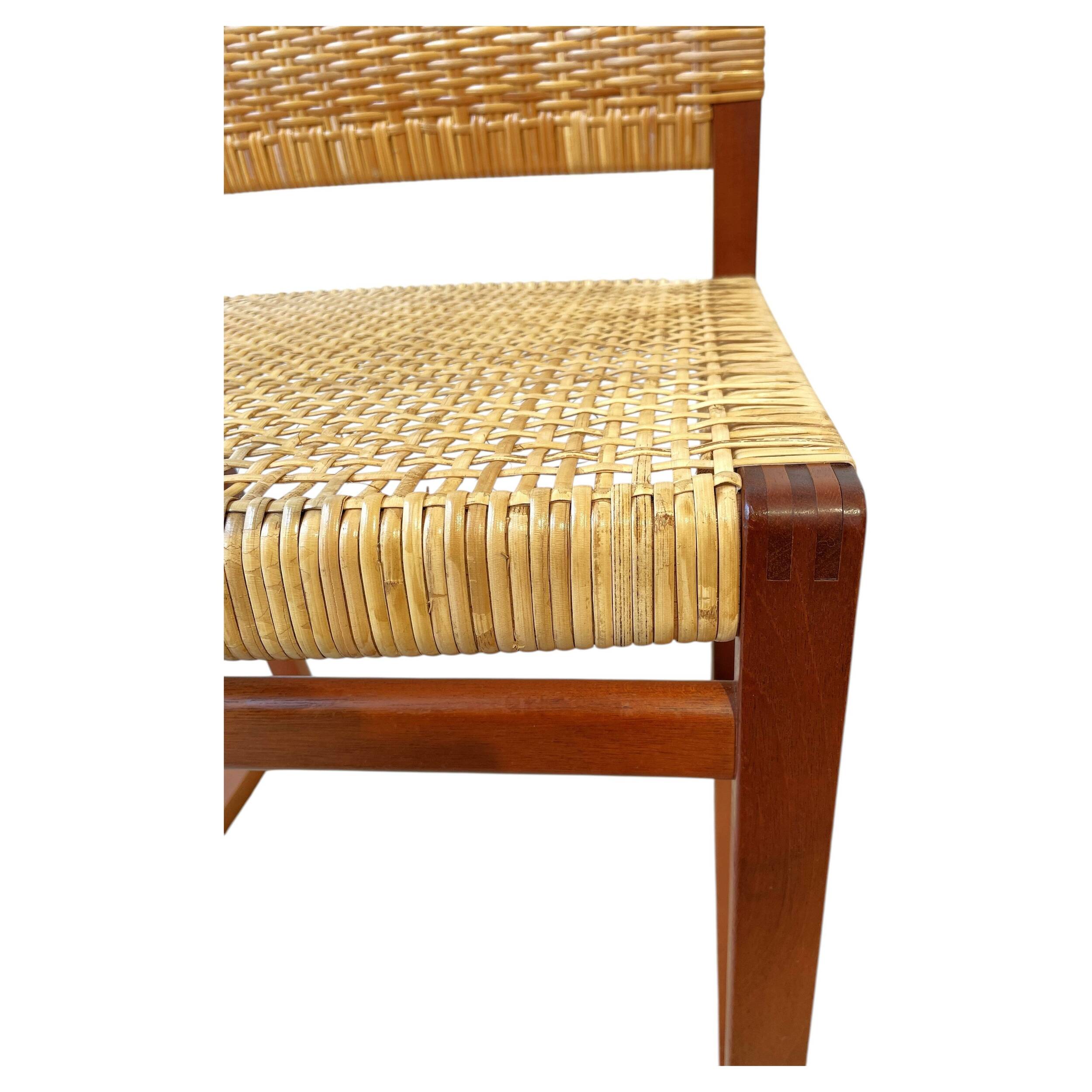 BM61 chairs in mahogany by Borge Mogensen