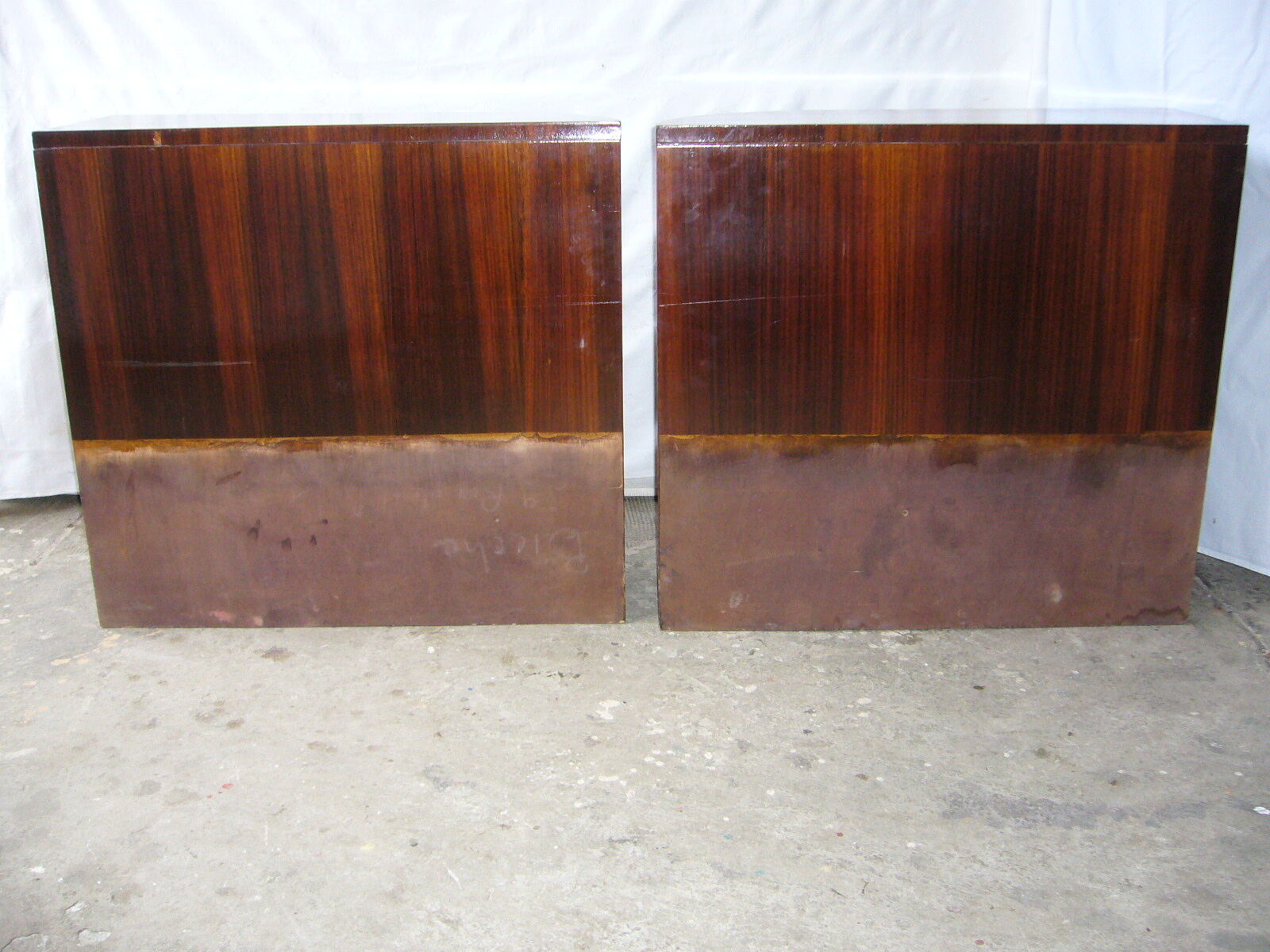 Paiir of art deco extra furniture, sofa ends