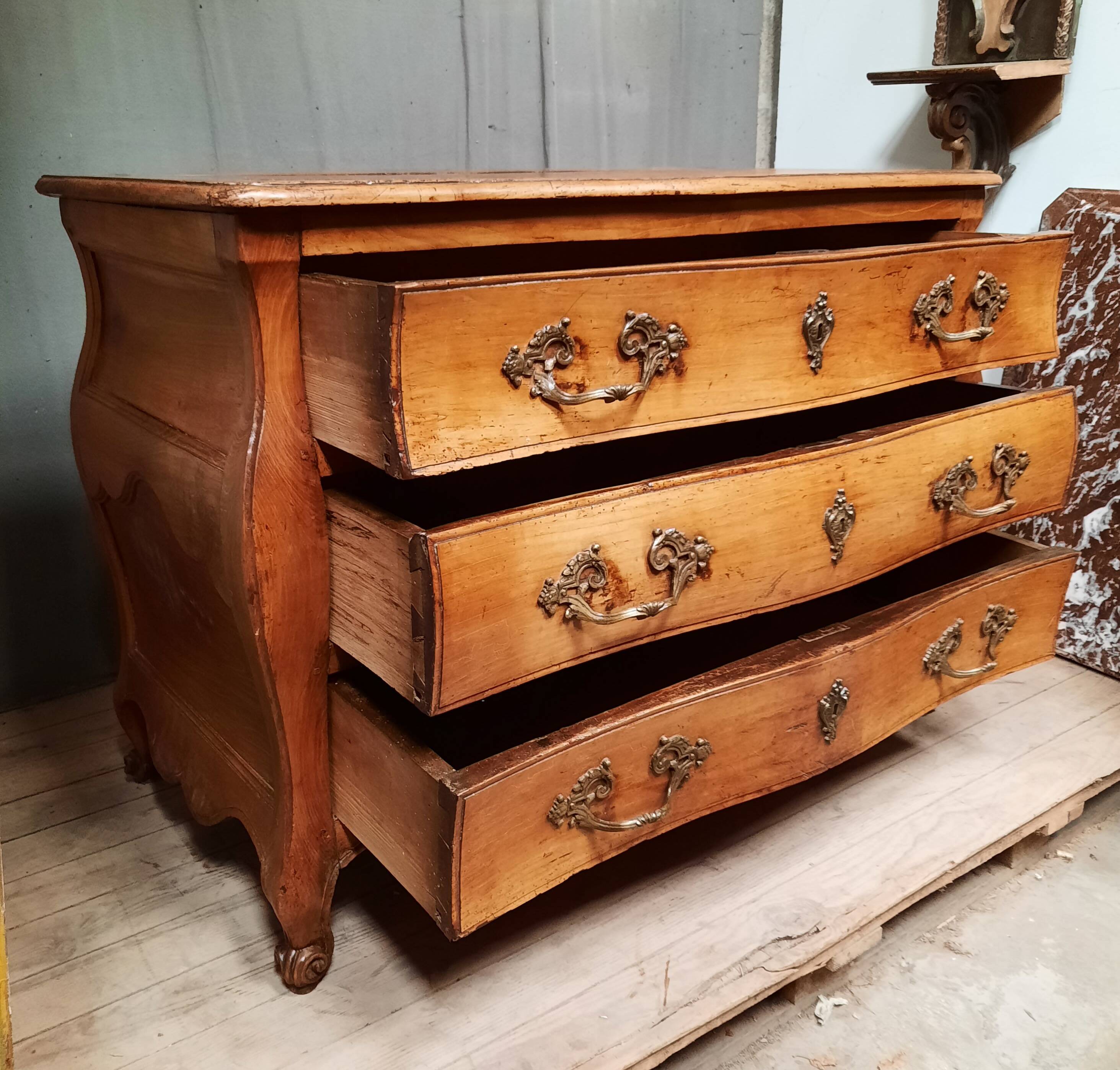 Eighteenth century Nantes chest of drawers