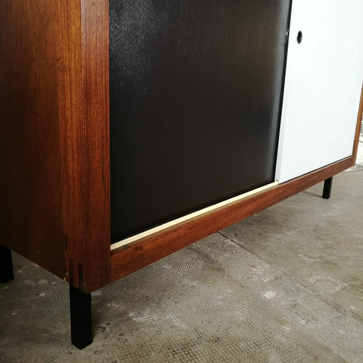 Buffet sliding doors, vintage