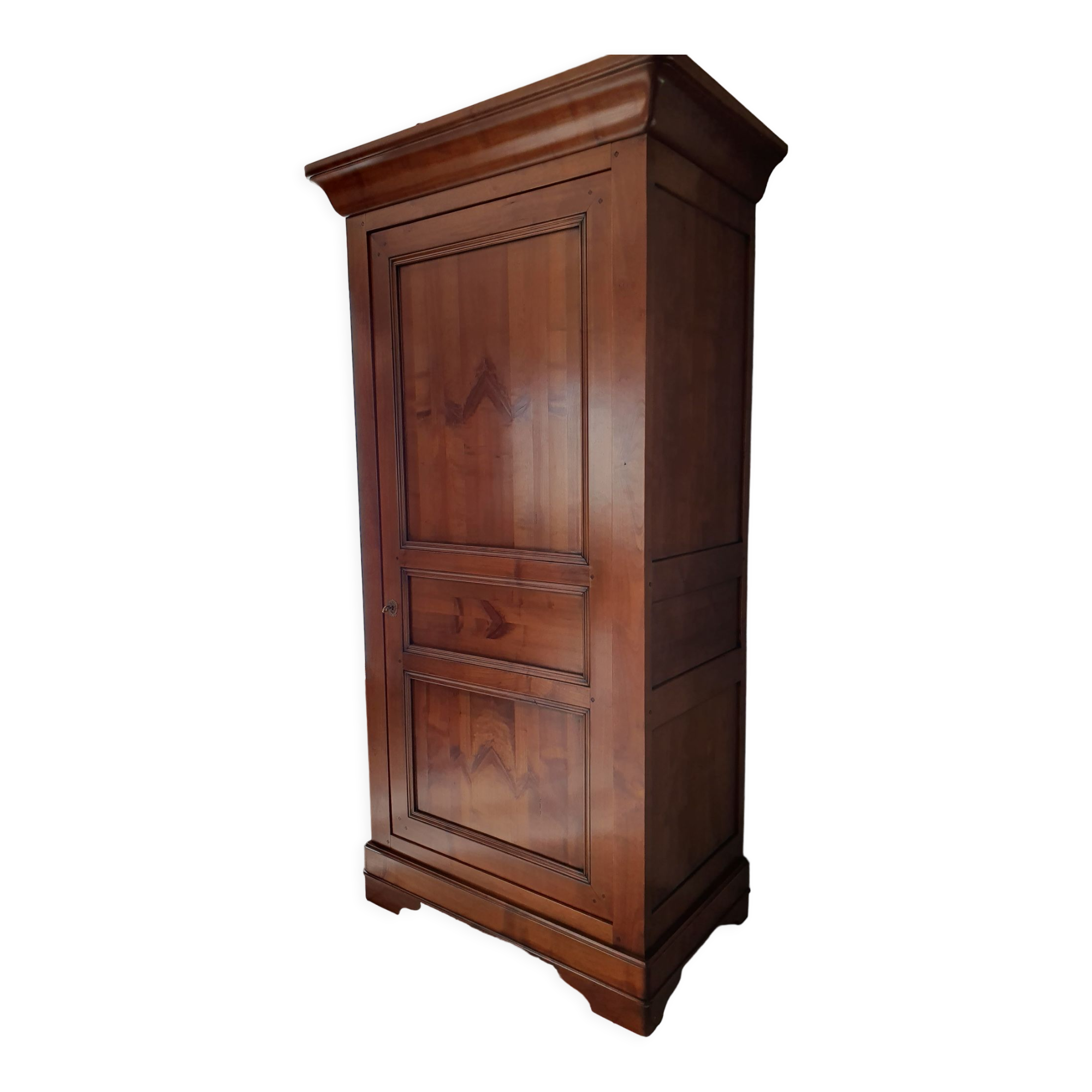 Man standing in cherry wood perfect condition like new