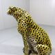 Vintage terracotta Cheetah, Italy 1960