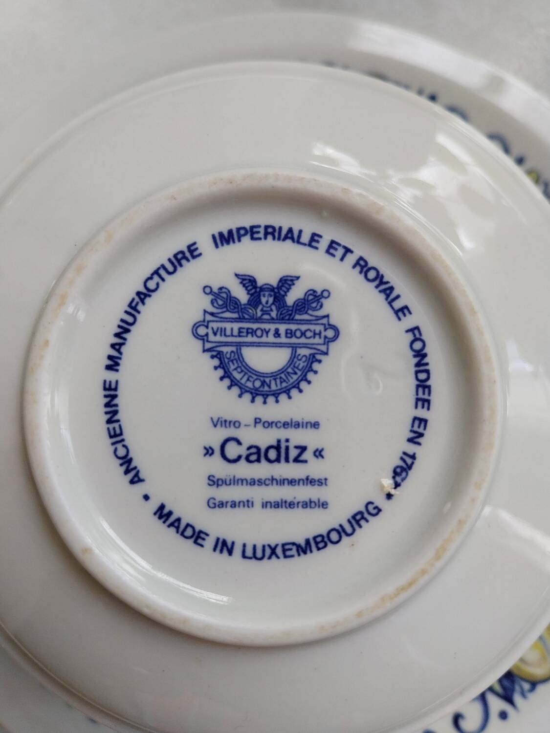 Paire de tasses Cadiz