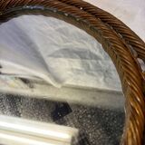 Wicker mirror