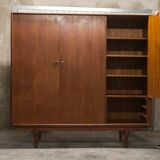 Scandinavian wardrobe 1960 Simat teak