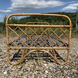 Vintage bamboo children's bed