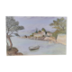 Oil on canvas seaside landscape signed B. Dumand