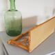 Vintage rattan wall shelf