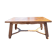 Table vintage en bois massif sculpté