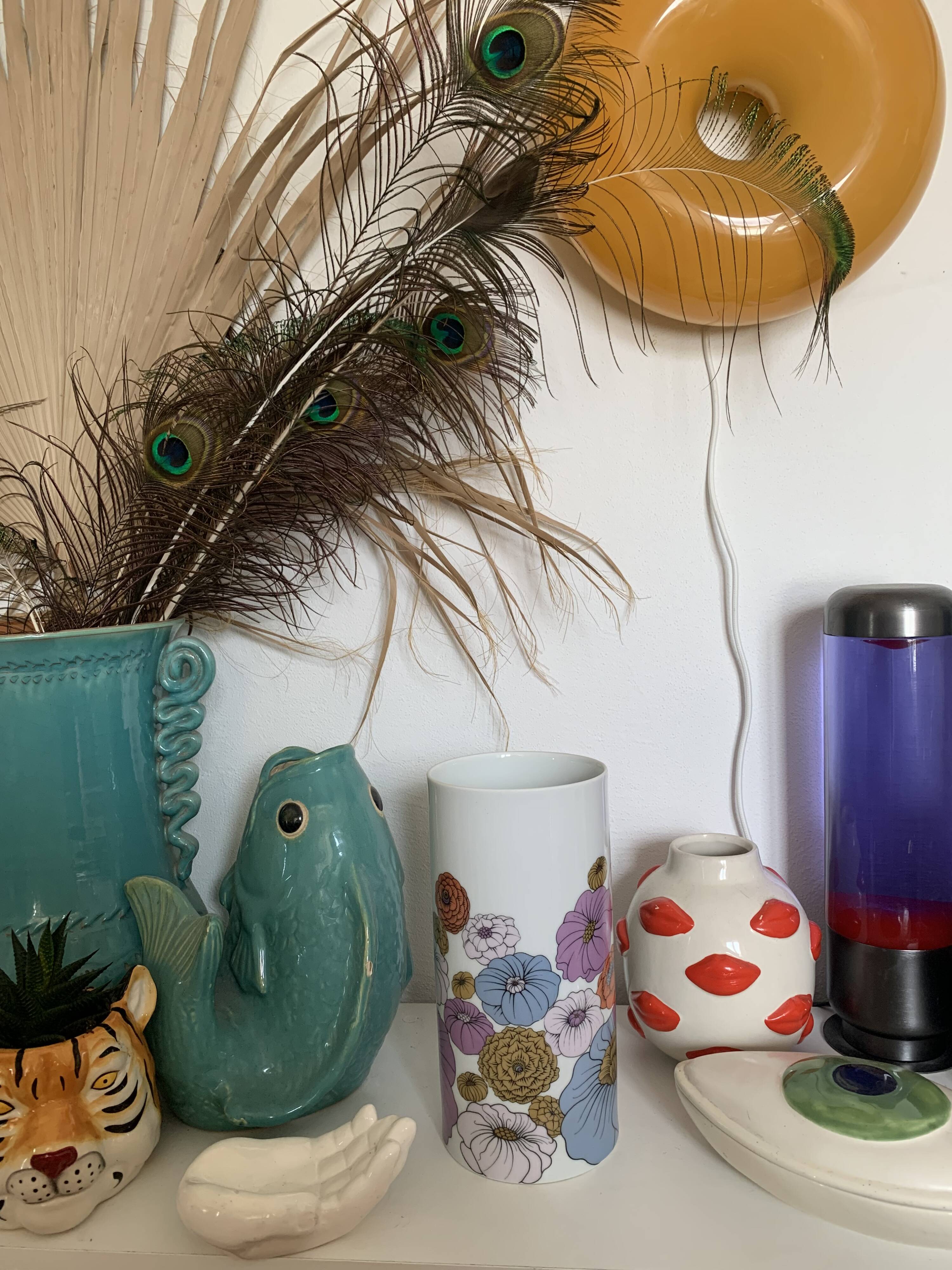 Vintage cylindrical vase Rosenthal