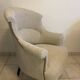 Fauteuil crapaud ancien restauré