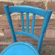 Chaise bistrot vintage bois peint 1930