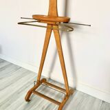 Valet de chambre vintage en hêtre – Fratelli Reguitti, design 1950, mobilie