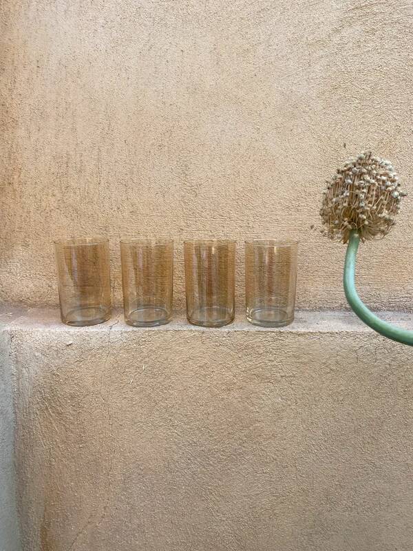 Iridescent vintage glasses