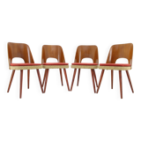 1960s Oswald Haerdtl ,Set of 4 Dining Chairs by TON, Czechoslovakia