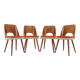 1960s Oswald Haerdtl ,Set of 4 Dining Chairs by TON, Czechoslovakia