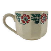 Tasse ancienne terre de fer pour collection, fin XIXe - début XXe s.