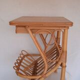 Rattan bedside