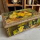 Old lithographed metal box