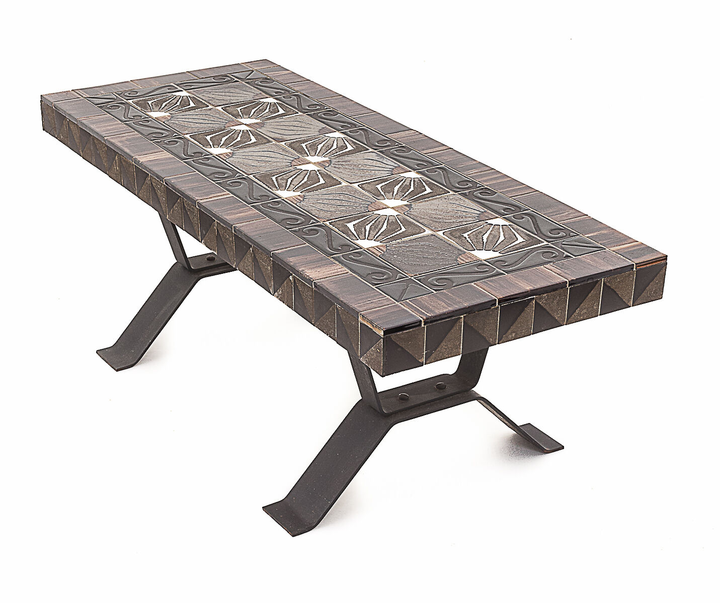 Duo de tables en fer forgé