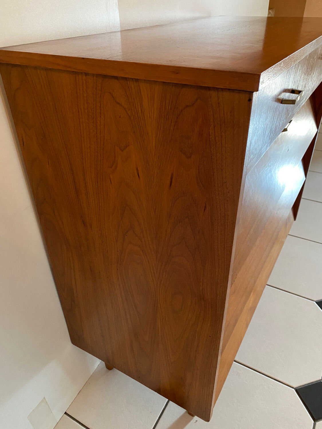 Vintage shoe cabinet 60s