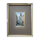 Watercolour painting Pierre Comba (1859-1934) Landscape of Sardinia Italy Nice