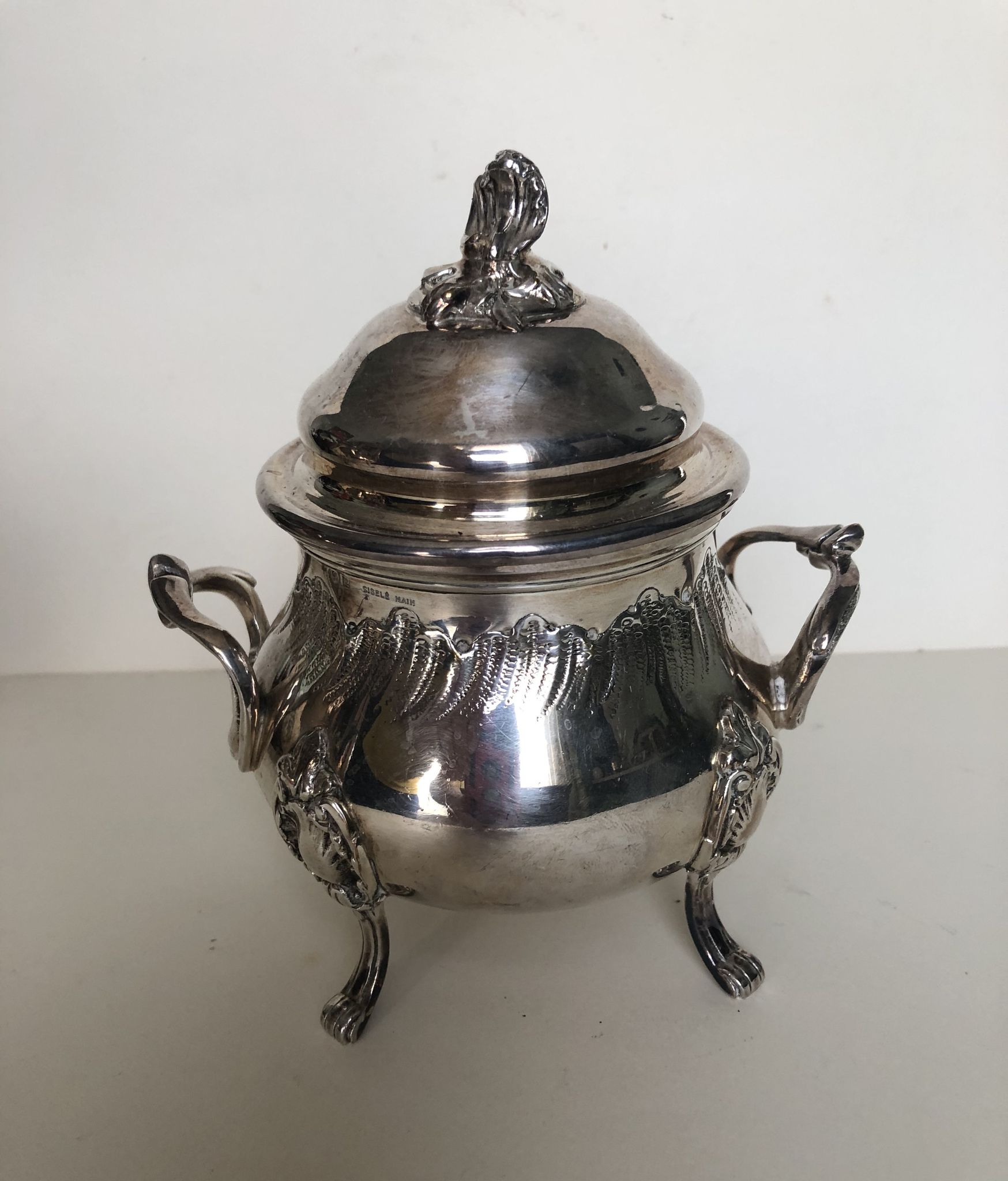 Tea service and silver metal coffee